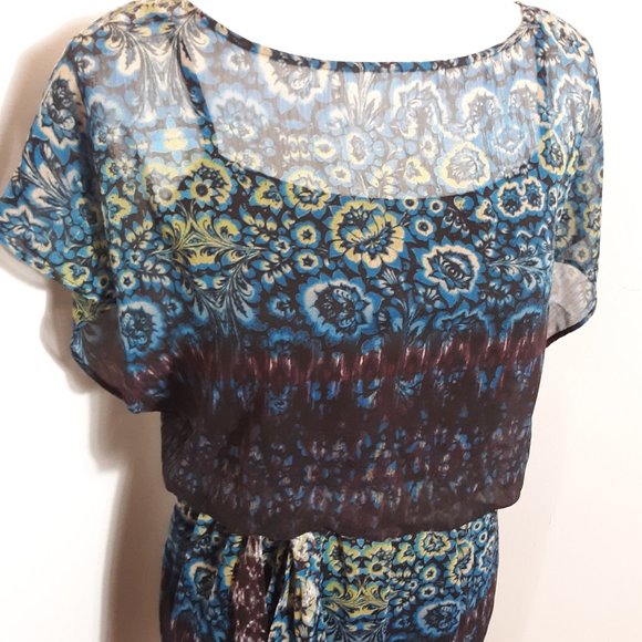 danny and nicole Boho Dress Size 4 - Picture 2 of 7